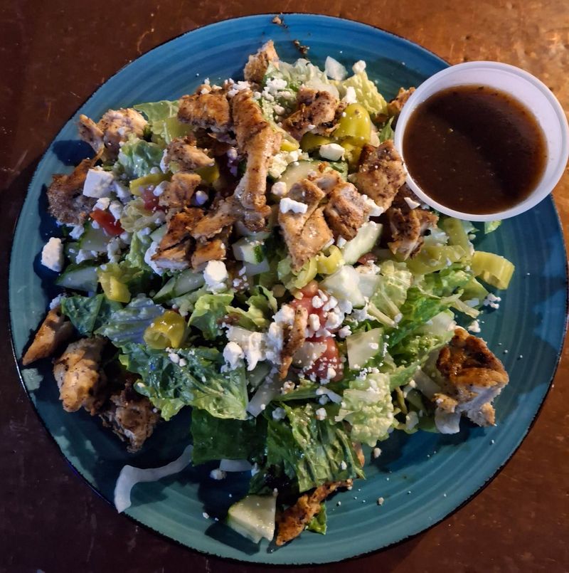 Loaded chicken salad