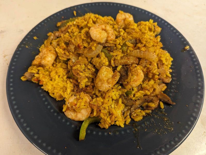 Shrimp jambalaya rice
